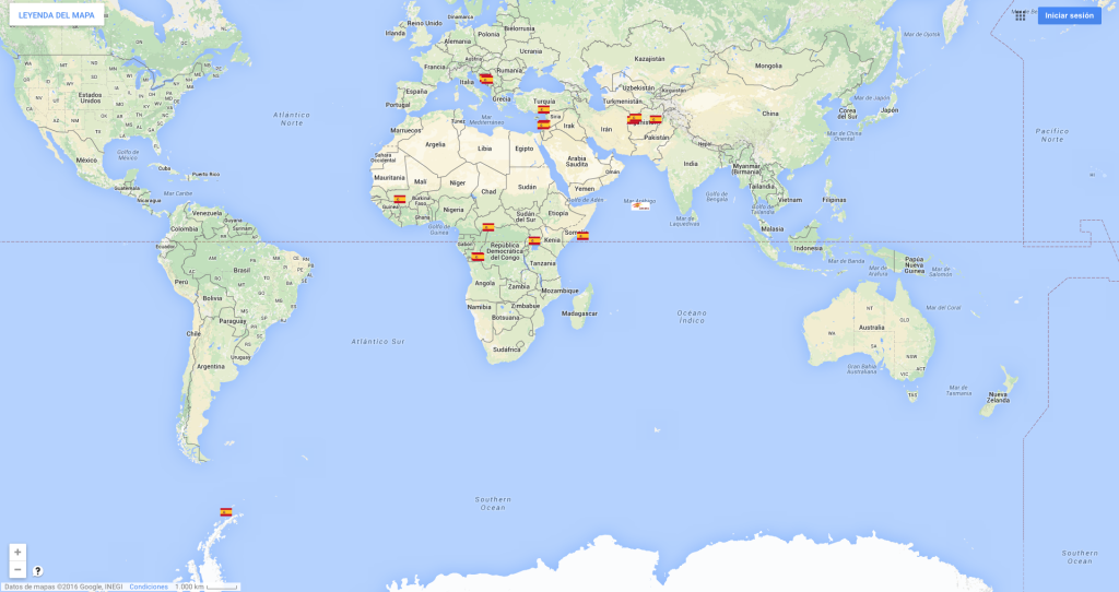 Misiones del Ejército de España en el Mundo en relación con el programa "Operación Agradecimiento" de ES RADIO y Libertad Digital