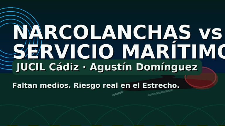 Guardia Civil vs narcolanchas: entrevista a JUCIL (Cádiz)