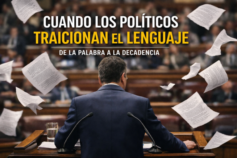 La perversión del lenguaje: cuando la política convierte el desprecio de la palabra en arma