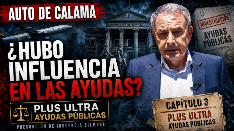 Zapatero investigado en el caso Plus Ultra según el auto del juez Calama