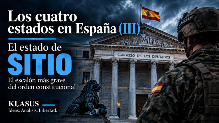Los cuatro estados en España (III): el estado de sitio