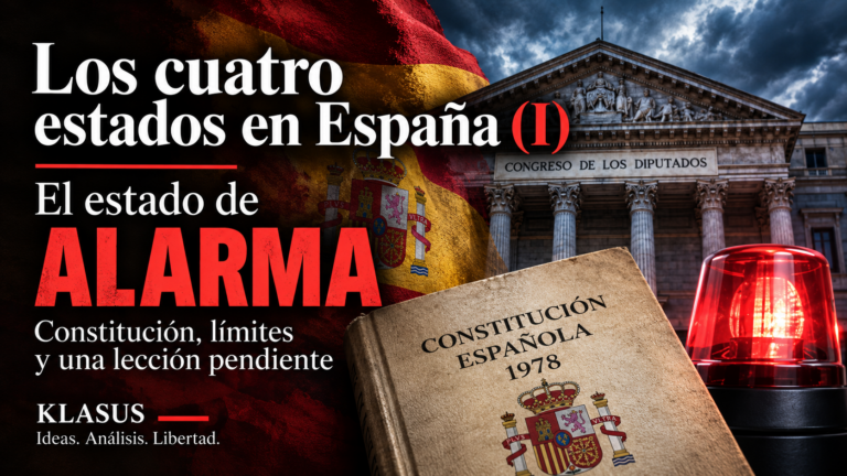 Los cuatro estados en España (I): el estado de alarma